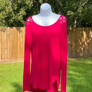 Faded Glory Women’s Pink Top/Blouse, Size-L